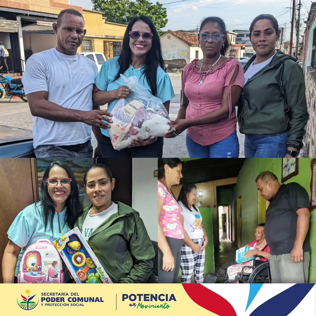Atención Social Permanente: Secretaría del Poder comunal y Protección Socialrealiza entrega de ayuda...