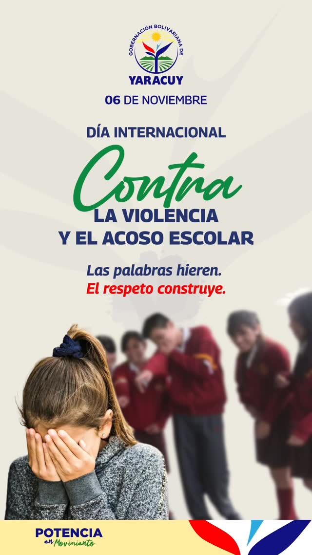 En el Día Internacional Contra la Violencia y el Acoso Escolar, recordamos que la seguridad y la dig...