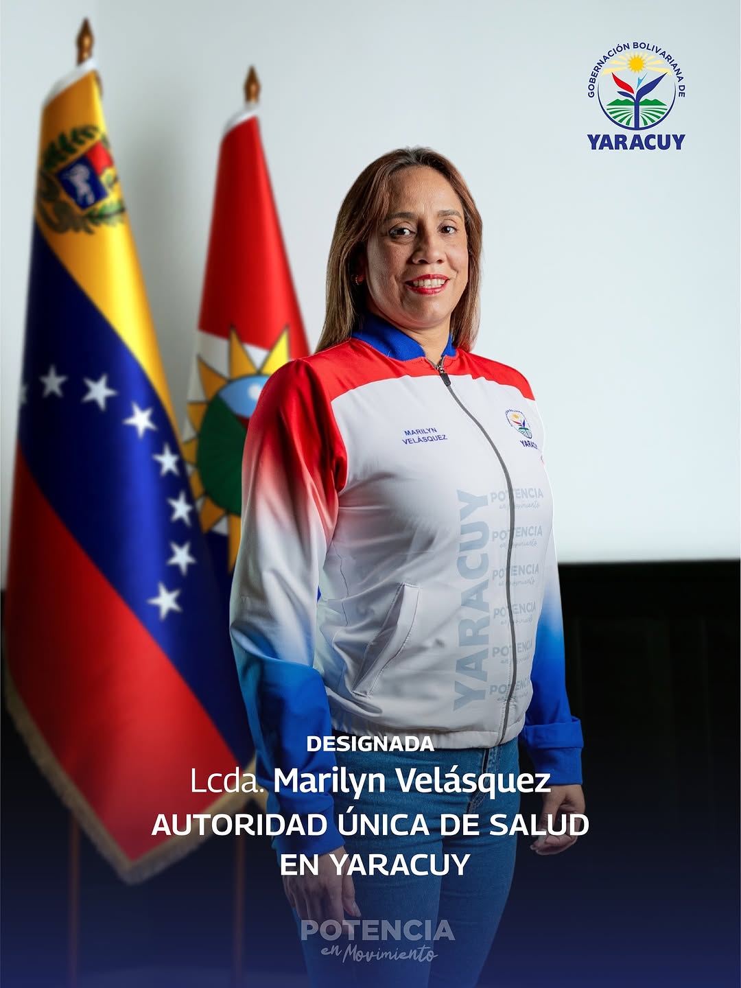 🚨INFORMACIÓN IMPORTANTE

Lcda. Marilyn Velásquez designada Autoridad Única de Salud en el Estado

@...