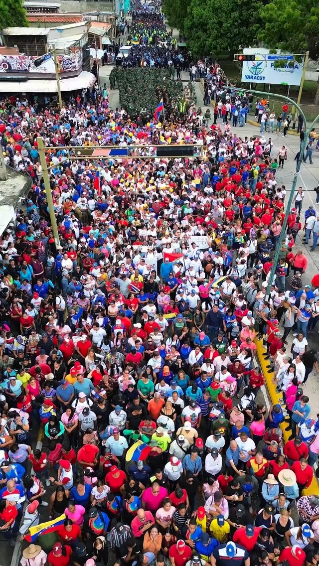 Este es el amor del pueblo sanfelipeño, aquí estamos resteados con la patria de Bolívar y de Chávez,...