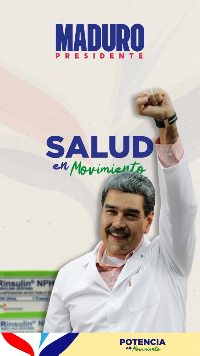 Gracias al Presidente Nicolás Maduro recibimos una importante dotación de 67.328 dosis de insulina e...