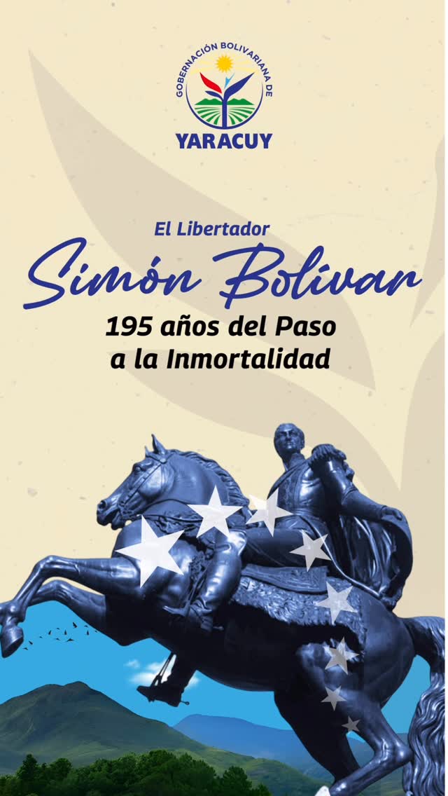 A 195 años: El corazón de Bolívar sigue latiendo con fuerza en nuestro pueblo..!!!

El pueblo yaracu...