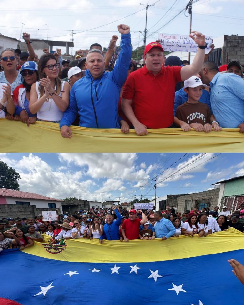 El pueblo de San Felipe- Yaracuy  protestó en contra del secuestro del presidente @nicolasmaduro y d...