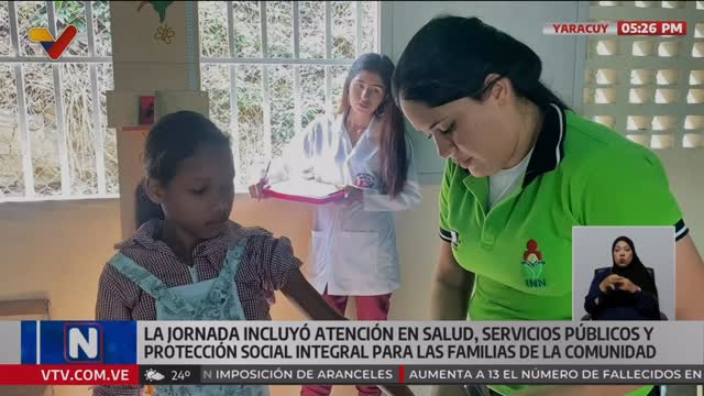 Protección al pueblo en cuarta jornada de protección social.

En un despliegue simultáneo por los 14...