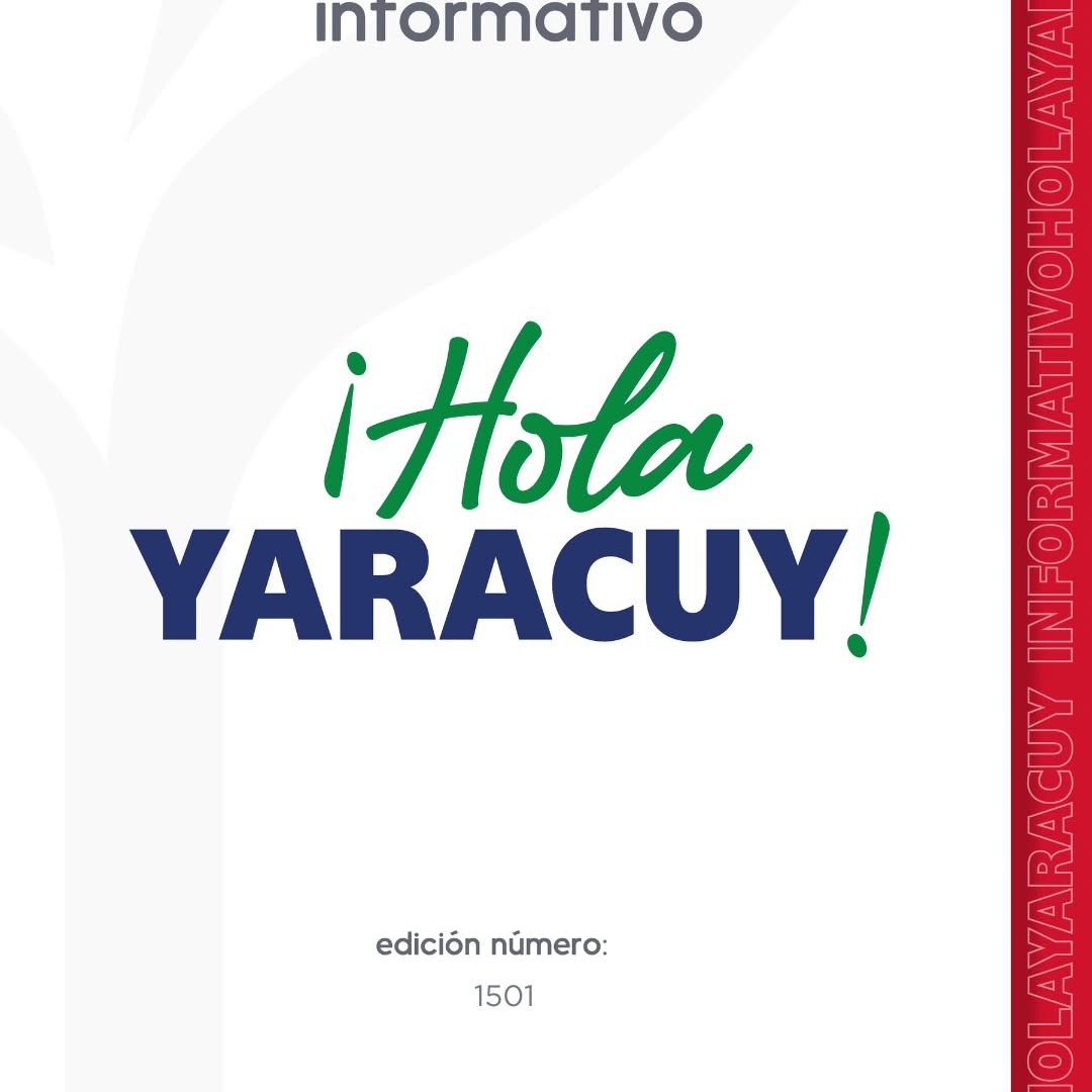 INFORMATIVO
_HOLA_ YARACUY..!!!

Edición Nro.1️⃣5️⃣0️⃣1️⃣

⚖️ Karen Miguens: “La labor defensorial h...